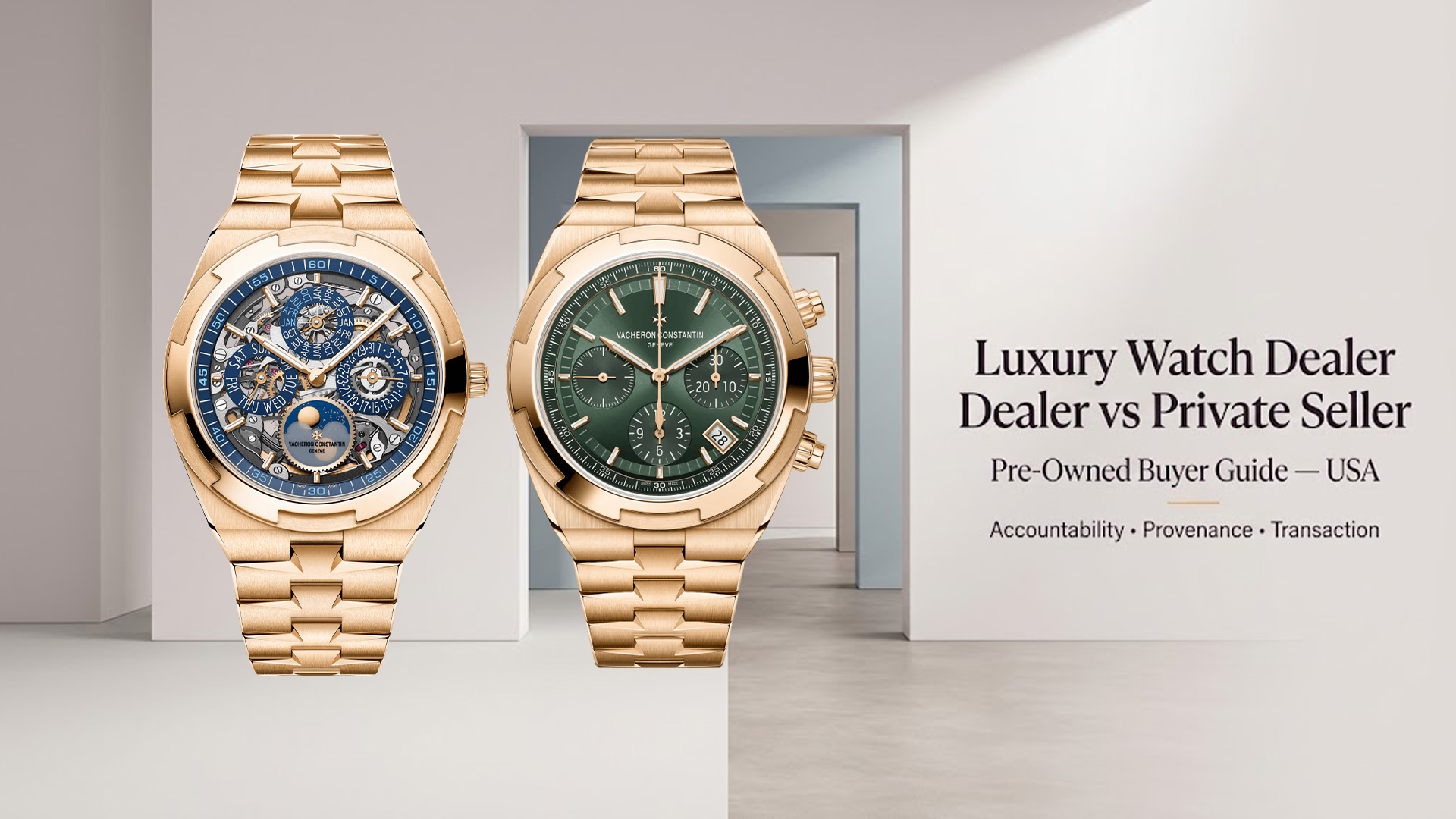 Luxury Watch Dealer vs Private Seller in the USA: Where Should You Buy Pre-Owned?