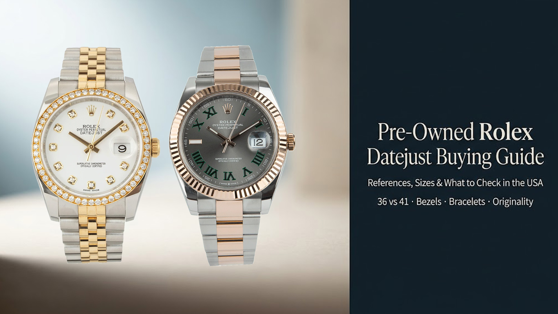 Pre-Owned Rolex Datejust Buying Guide: References, Sizes and What to Check in the USA